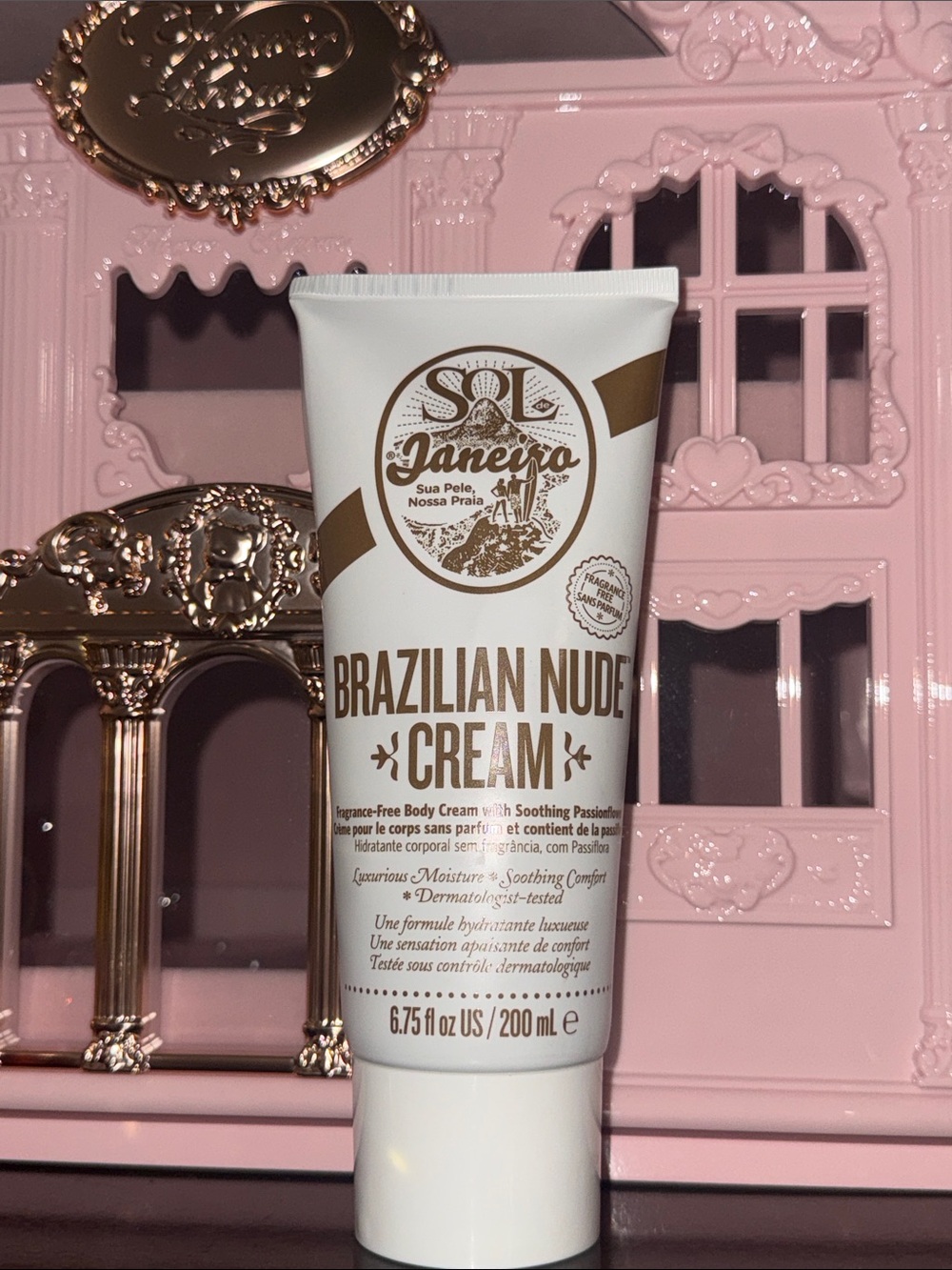 Sol de Janeiro Brazilian Nude Cream - White and Gold Accents